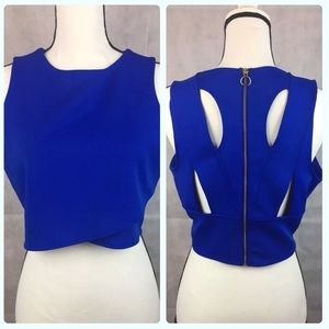 Express Crop Top Cut Out Back